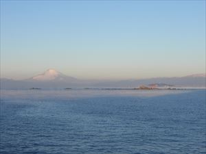 けあらしの海面