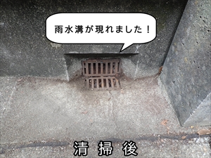 清掃後