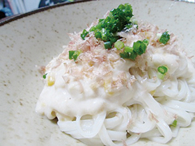 コーンの和風おつまみうどん
