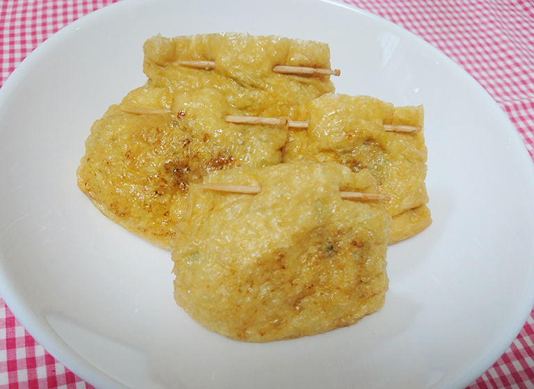 ハクサイの油揚げ餃子