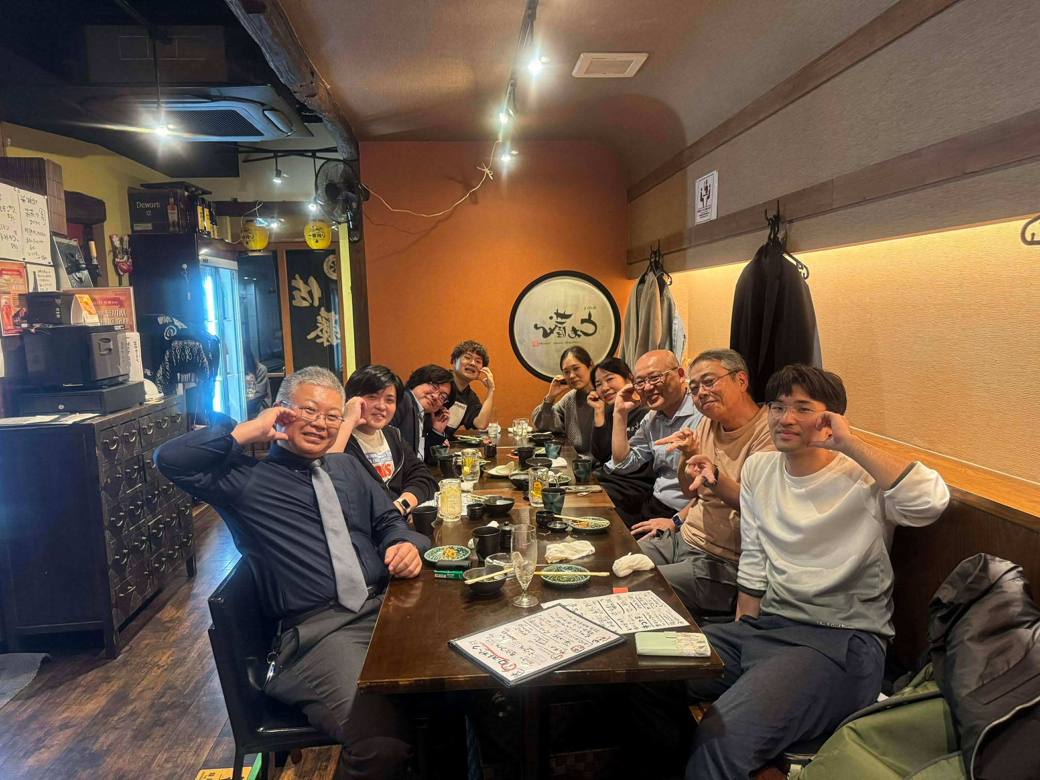 鳥類循環器研究会懇親会の様子