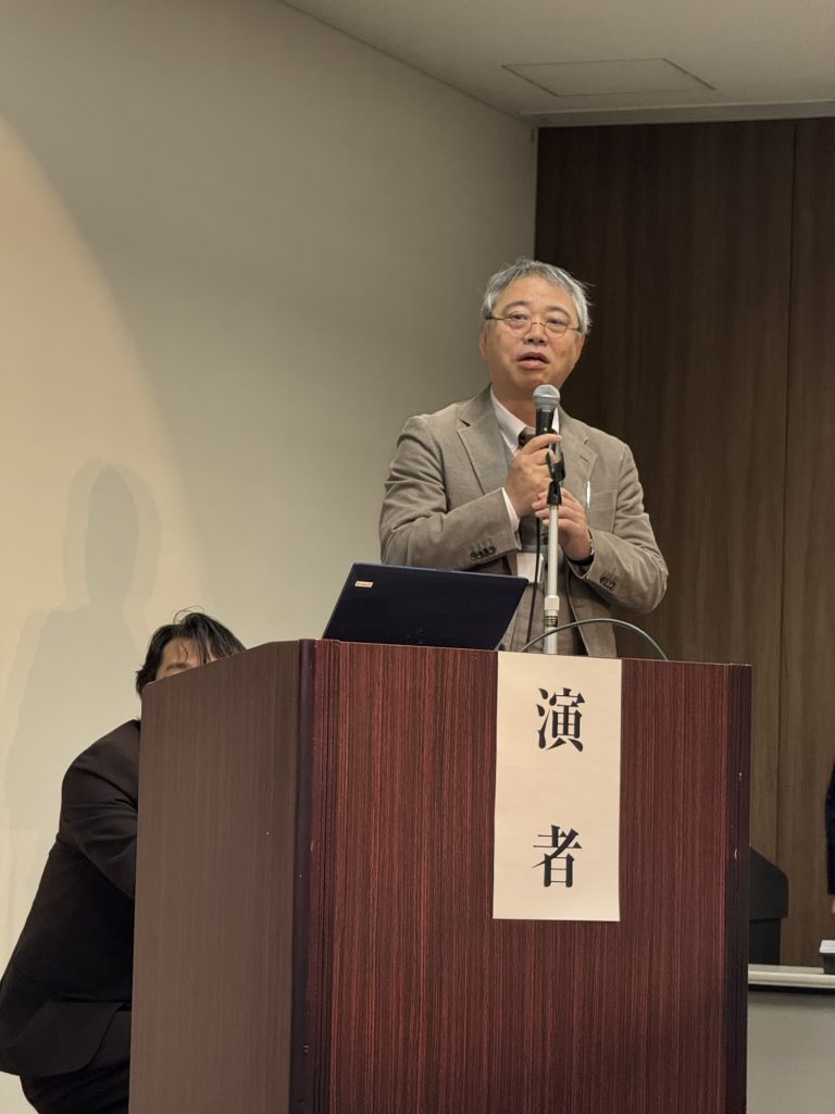 大会長水上先生の挨拶