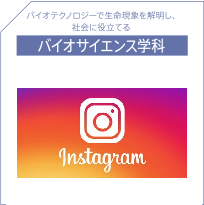 バイオサイエンス学科Instagram